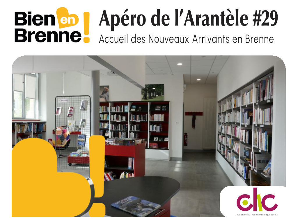 29 - 19 novembre 2026 - Bibliothèque Prissac, encart agenda Parc CLIC
