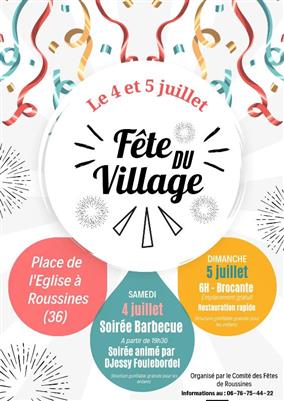 04et05-07 Fête du village Roussines ©Roussines