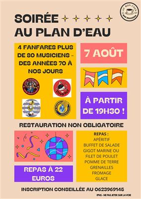 07-08 fanfare plan d'eau belabre Le Bon coin 07-08 fanfare plan d'eau belabre Le Bon coin