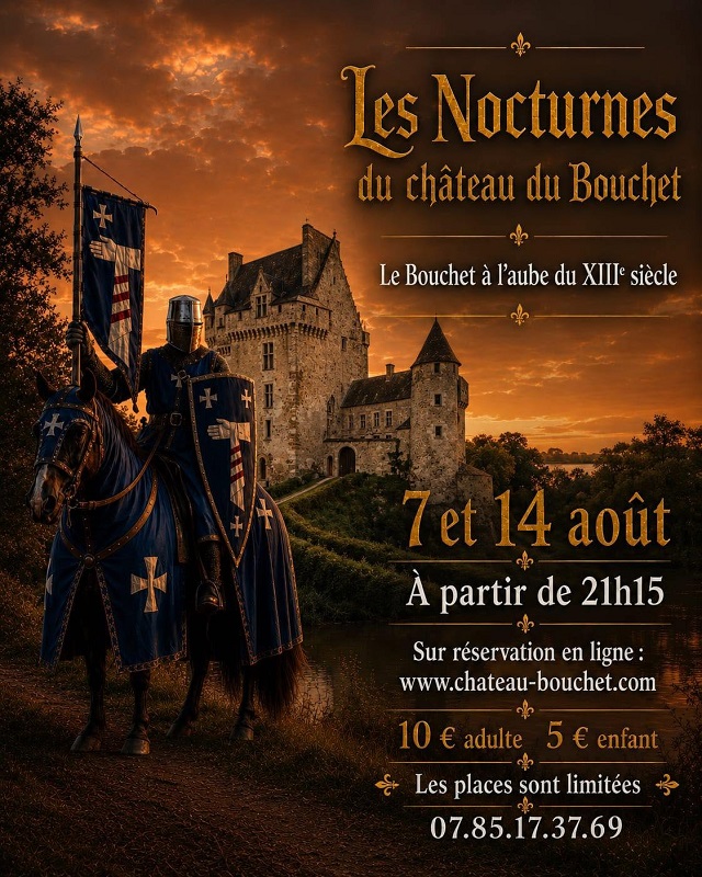 07et14-08 nocturne chateau bouchet Chateau du bouchet