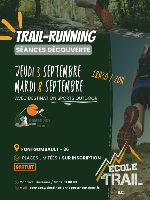 08-09  trail running Fontgombault Destination outdoor