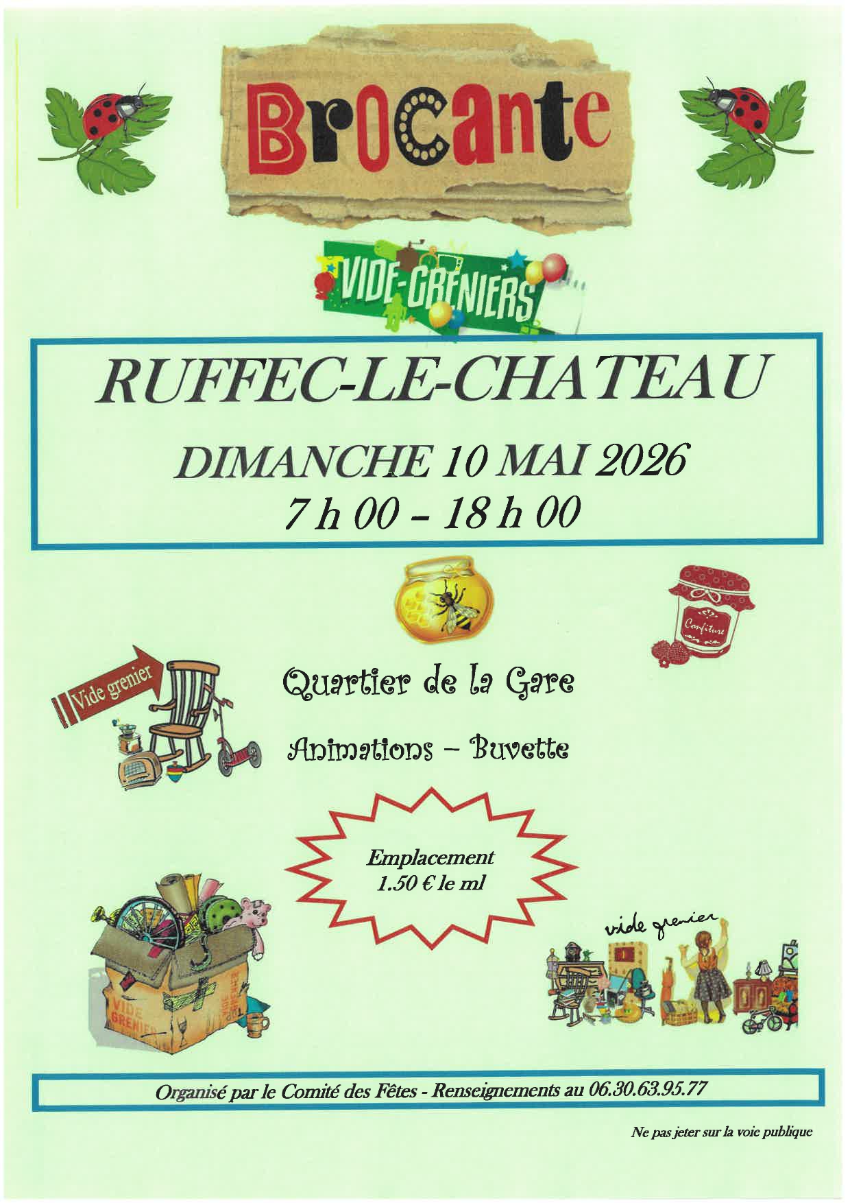 10-05 brocante ruffec CDF Ruffec