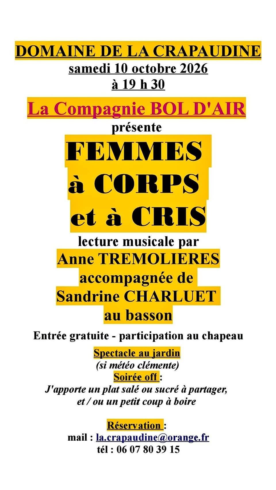 10-10 Lect musicale Rosnay Domaine de la Crapaudine