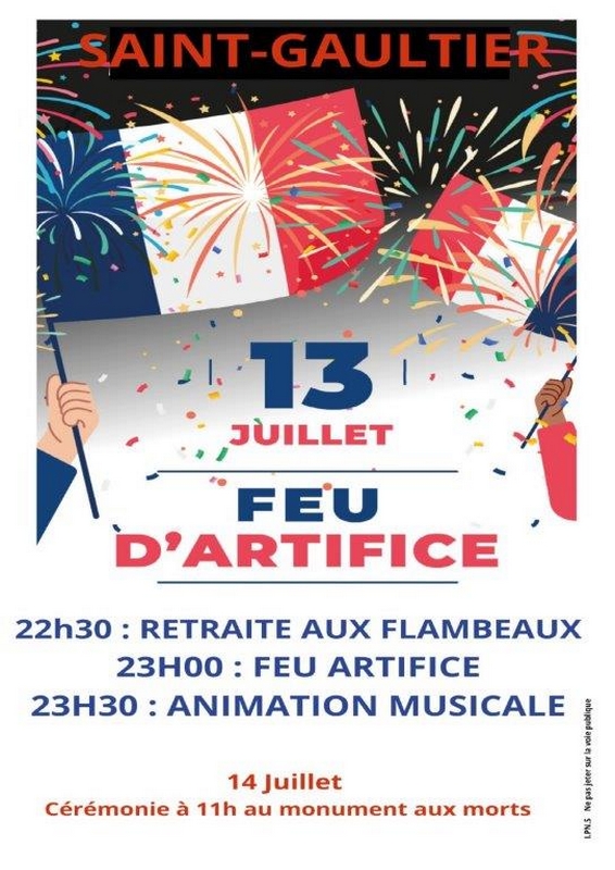 13 juillet St Gaultier ©mairiesaintgaultier