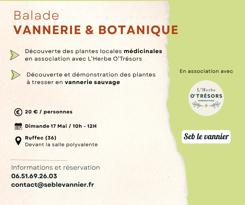 Balade vannerie  ©Herbe O'Trésor
