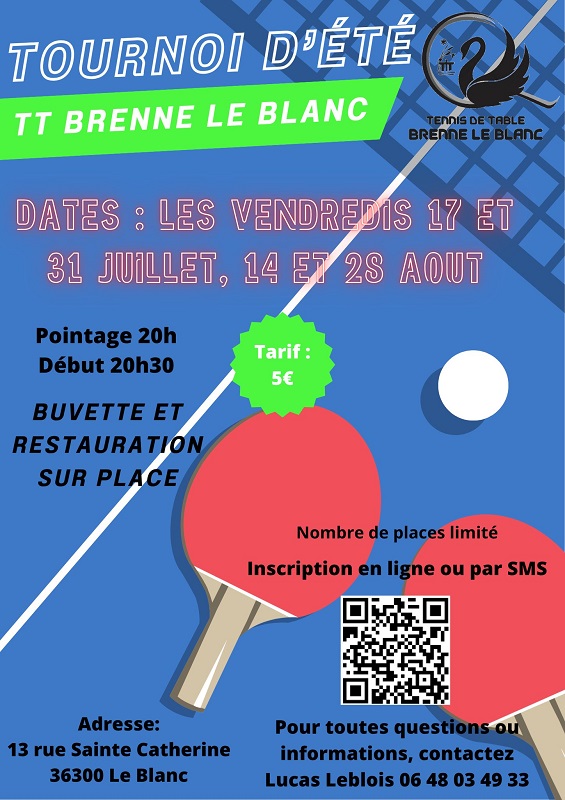 17et31-07 Tournoi d'été LB Tennise de table Brenne Le Blanc