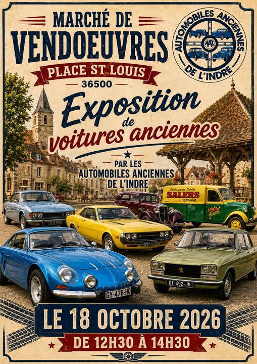 18-10 marché de VENDOEUVRES Mairie de Vendoeuvres