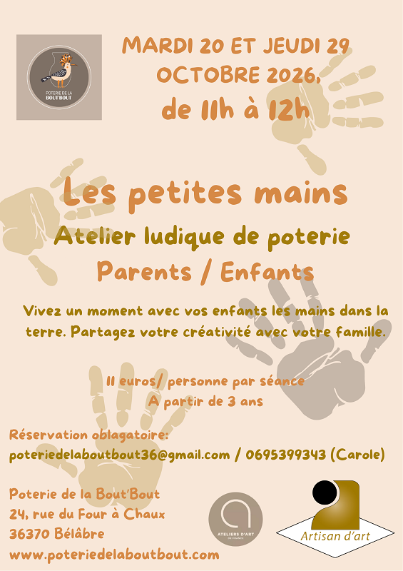 Les petites mains - 1 @poterie la Bout'bout