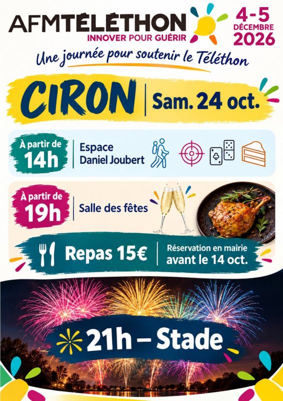 24-10 Telethon CIRON mairie de Ciron