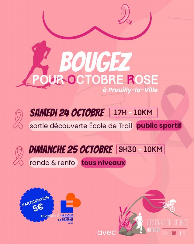 24et25-10 octobre rose preuilly Destination sports outdoor
