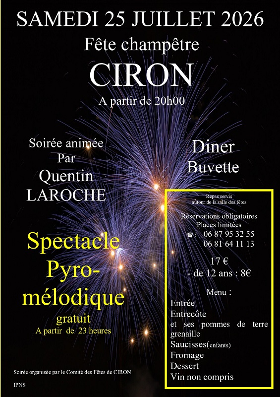 25-07 Fete champêtre CIRON_page-0001 Comité des fêts Ciron