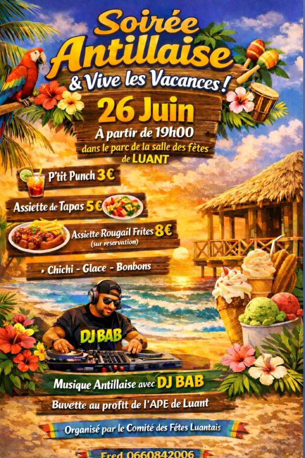 26-06 Soirée antillaise Luant ©Luant