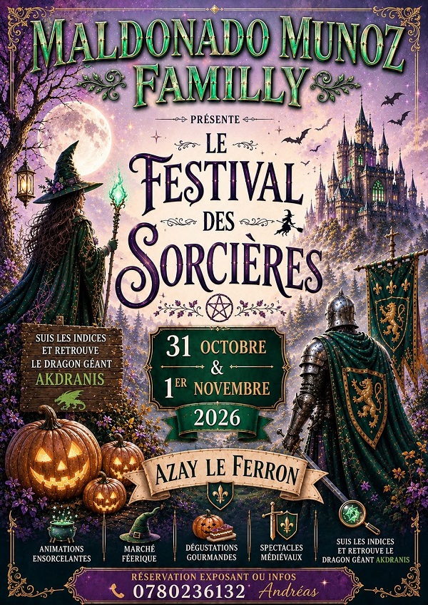 31-10et01-11 Festival des sorcières Azay ©Maldonado Munoz Family