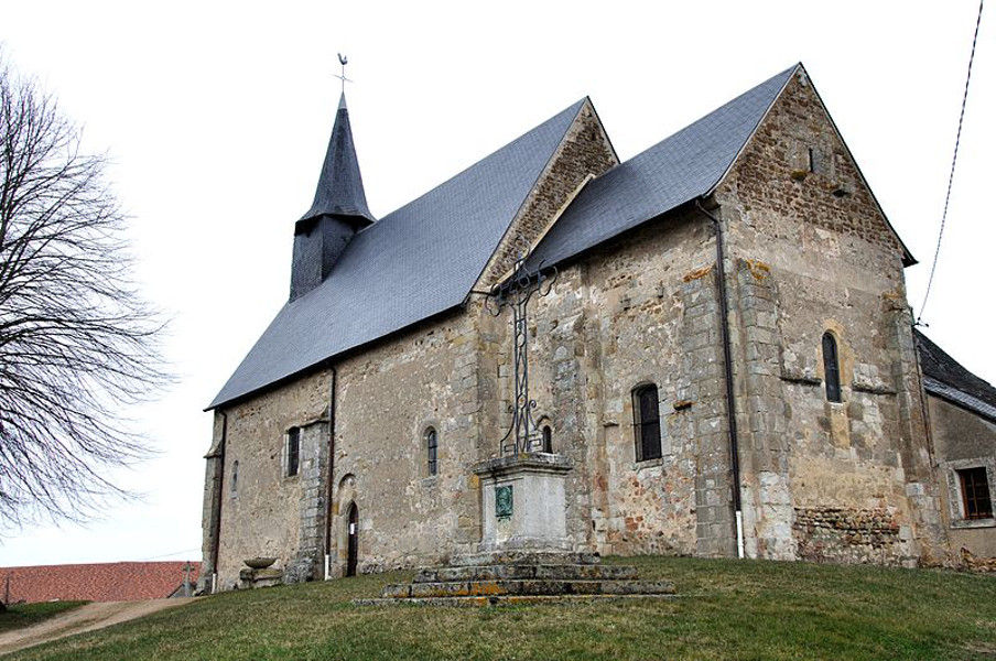 Église Saint Jean Baptiste à Chazelet Jean Faucheux
