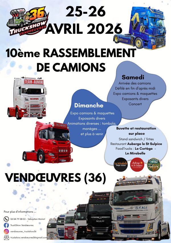 10e rassemblement de camions Truck show 36