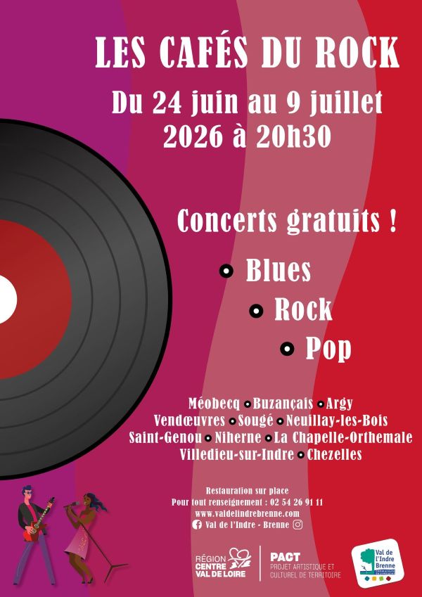 Les Cafés du Rock CDC Val de l'Indre - Brenne