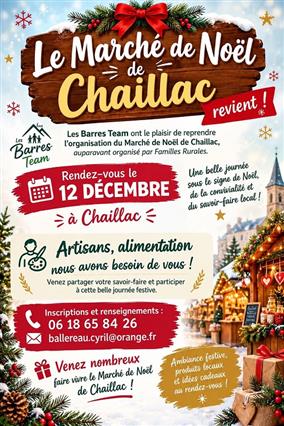 marchéNoëlchaillac2026