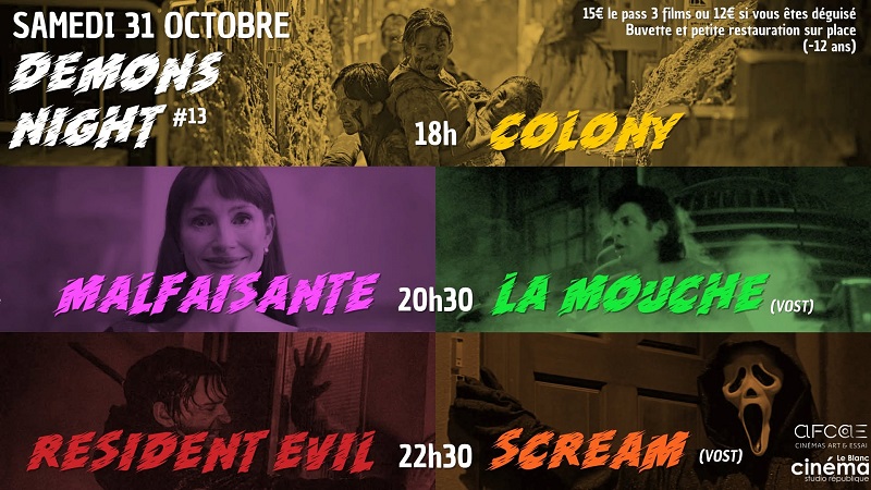 31-10 Demon's Night LB Association de Gestion du Cinéma Studio Répblique