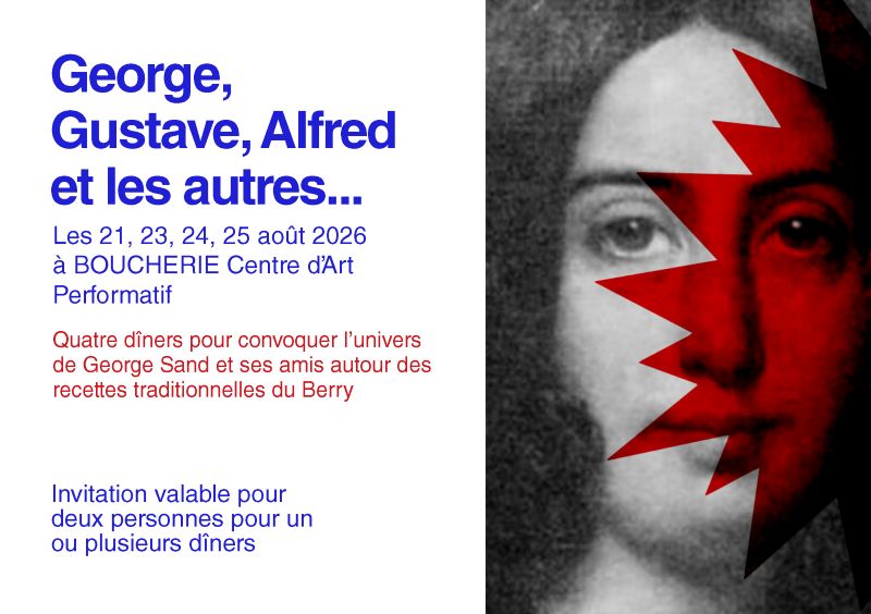 Affiche-Flyer - George, Gustave, Alfred et les autres - BOUCHERIE_Page_1 Boucherie Centre d'Art Performatif