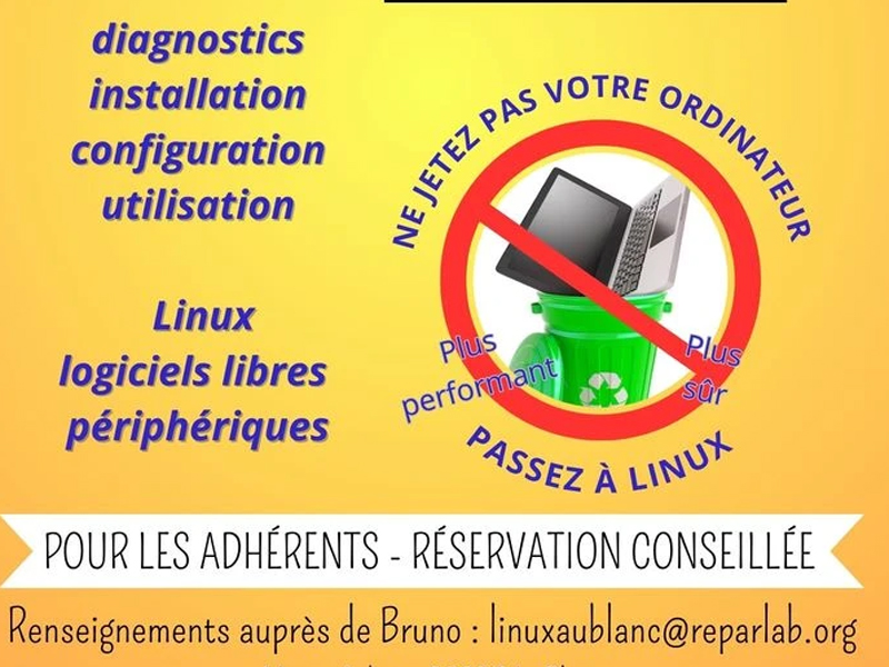 Atelier linux repar lab