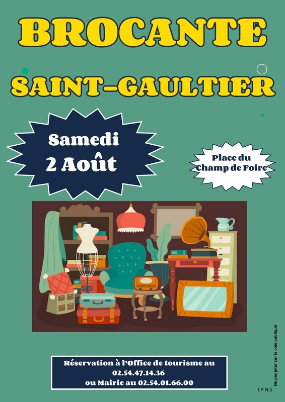 Brocante St Gaultier 2 aout ©mairiestgaultier