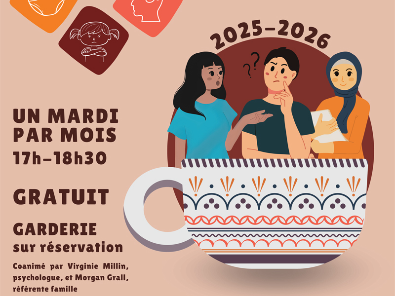 Affiche Café des Parents Le Partage