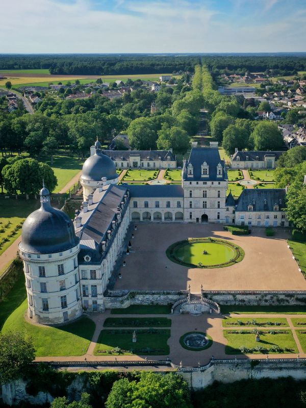 Château de Valençay - Vue aérienne 9 ©Pierre Holley