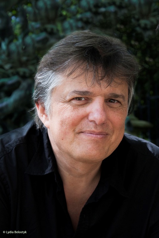 Christophe Forgeot au Marché de la Poésie 2014 ©Lydia Belostyk