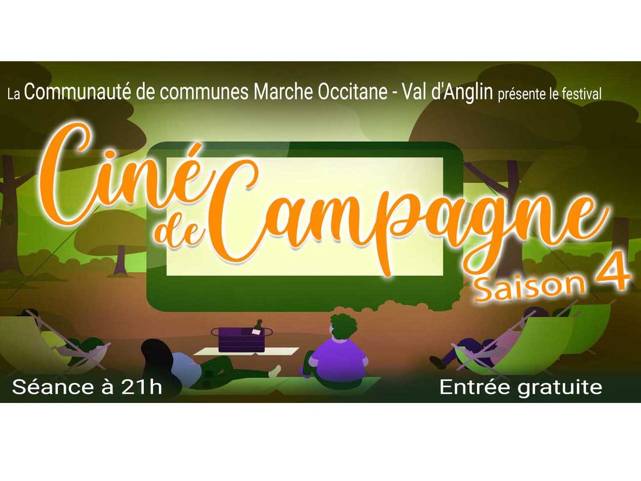 Cinéma en plein air 1 ciné de campagne