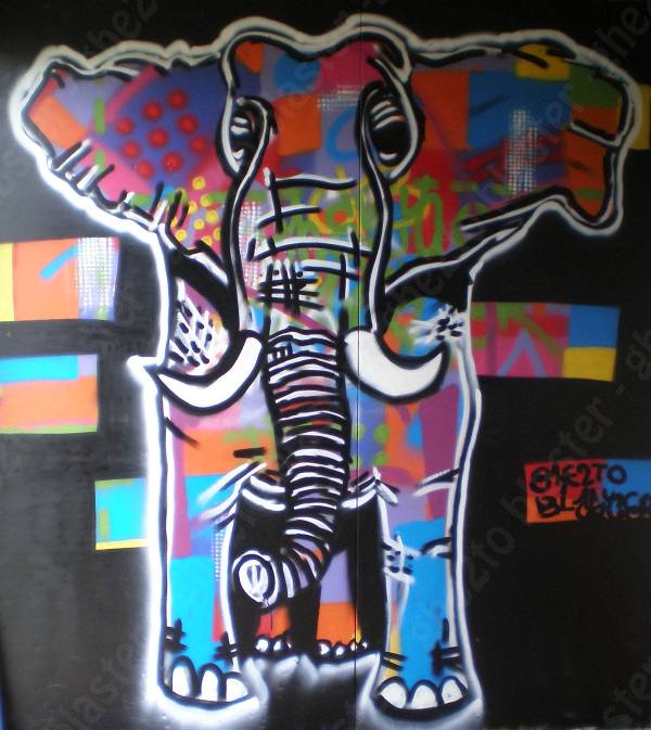 Eléphant Ghe2toBlaster ©Ghe2toBlaster