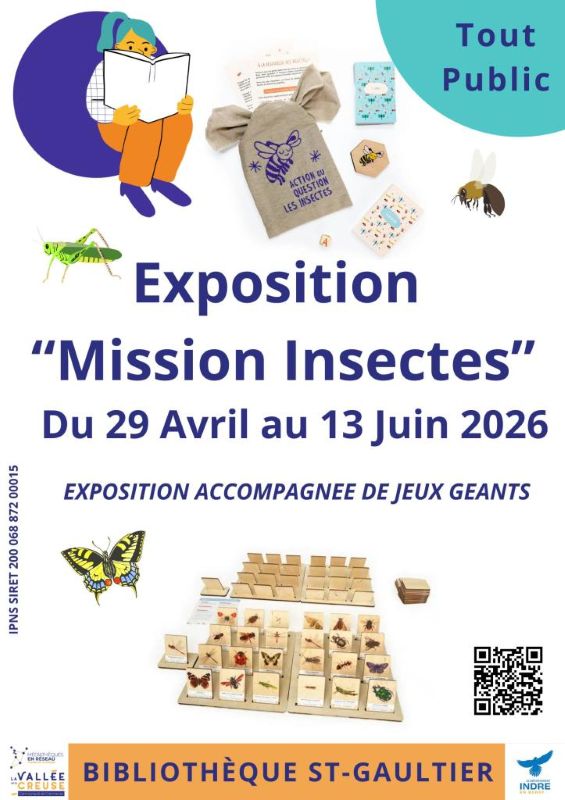Exposition_St_Gaultier_Mission_Insectes ©bibliothequestgaultier