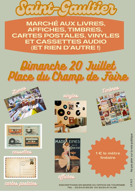 Marché aux livres ©mairiedesaintgaultier