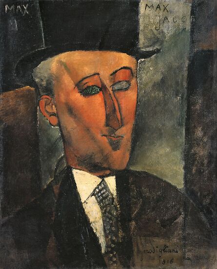 Max Jacob par amadeo Modigliani 1916 Amadeo Modigliani 1916