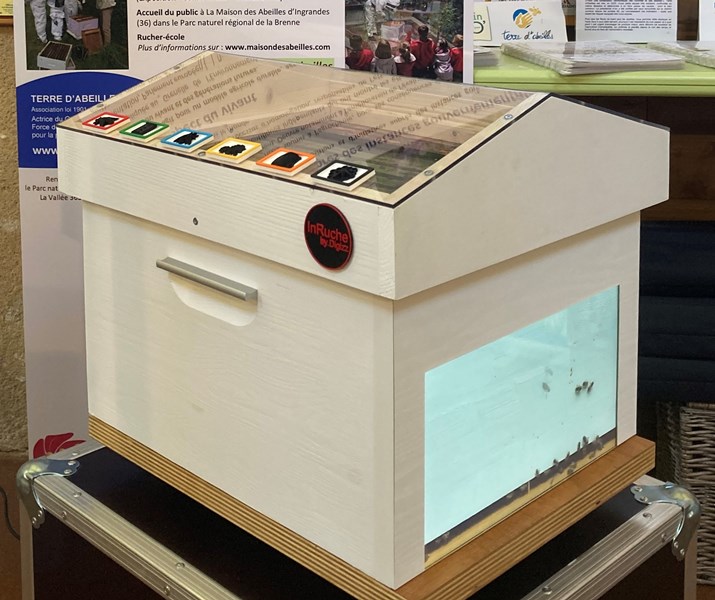 Ruche-digitale © Maison des abeilles à Ingrandes