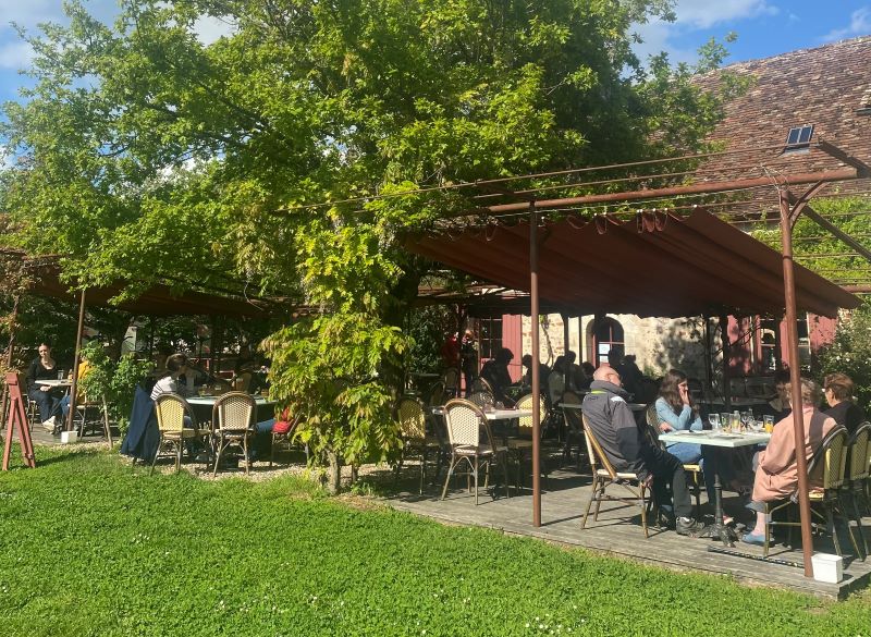 Terrasse Maison du Parc Brenne DESTINATION BRENNE
