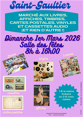 Marchéauxlivresetaffiches,timbres,cartespostales,vinylesetcassettesaudio-1