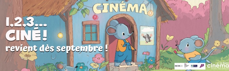 bandeau 1 2 3 ciné Studio république Le Blanc