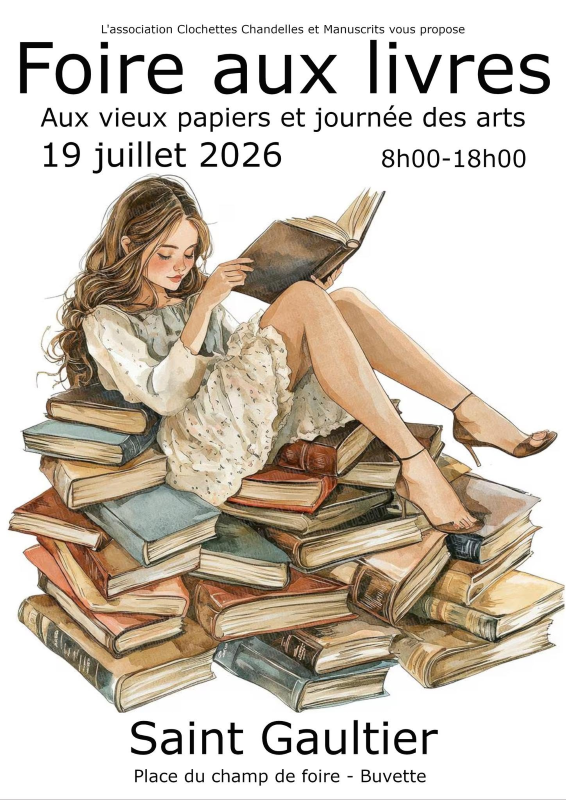 foire aux livres st go ©associationclochetteschandellesetmanuscrit