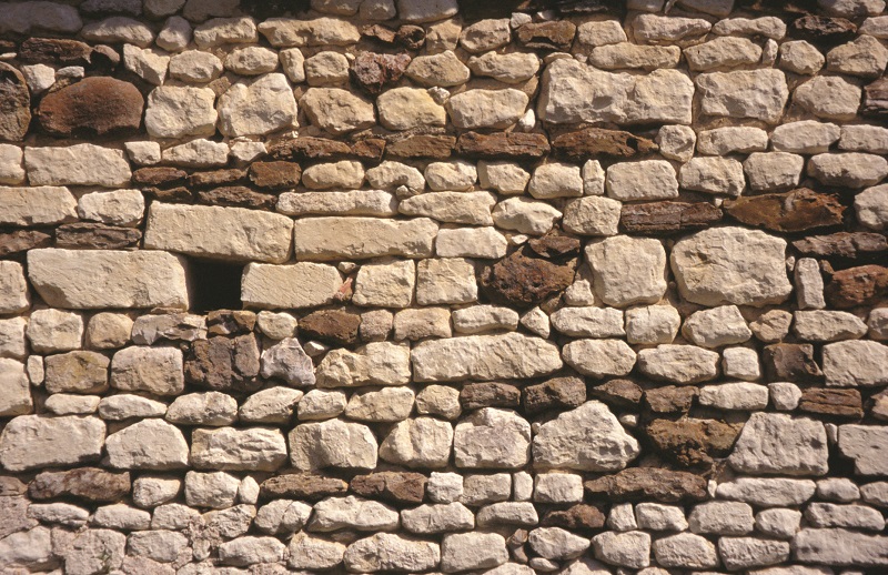 grès rouge appareillage calcaire PNR Brenne