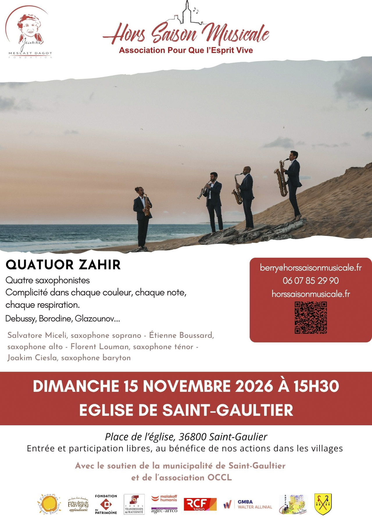2026-11-15 Affiche St-gaultier - 1 Hors saison musicale