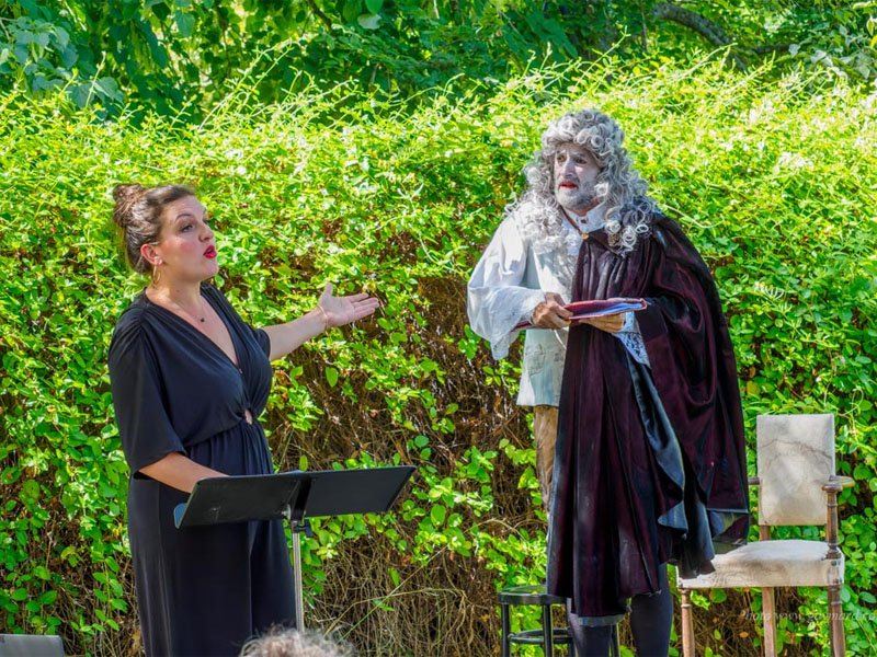 la chanteuse et le philosophe Alain Gaymard