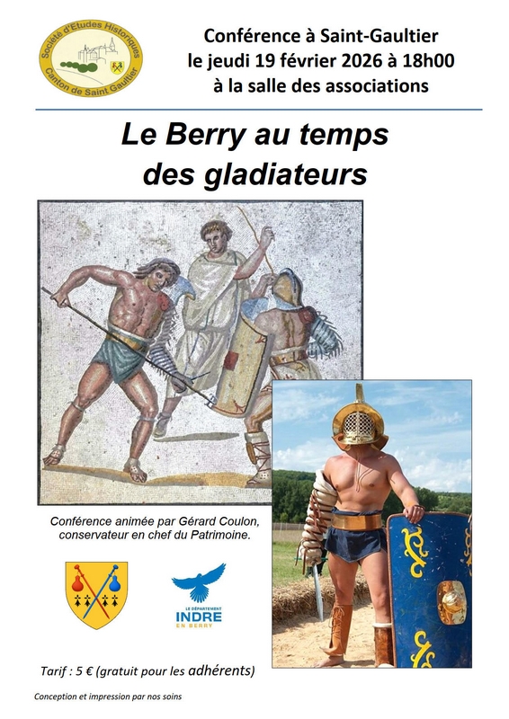 le berry au temps des gladiateurs ©steetudeshistoriquecantonstgaultier