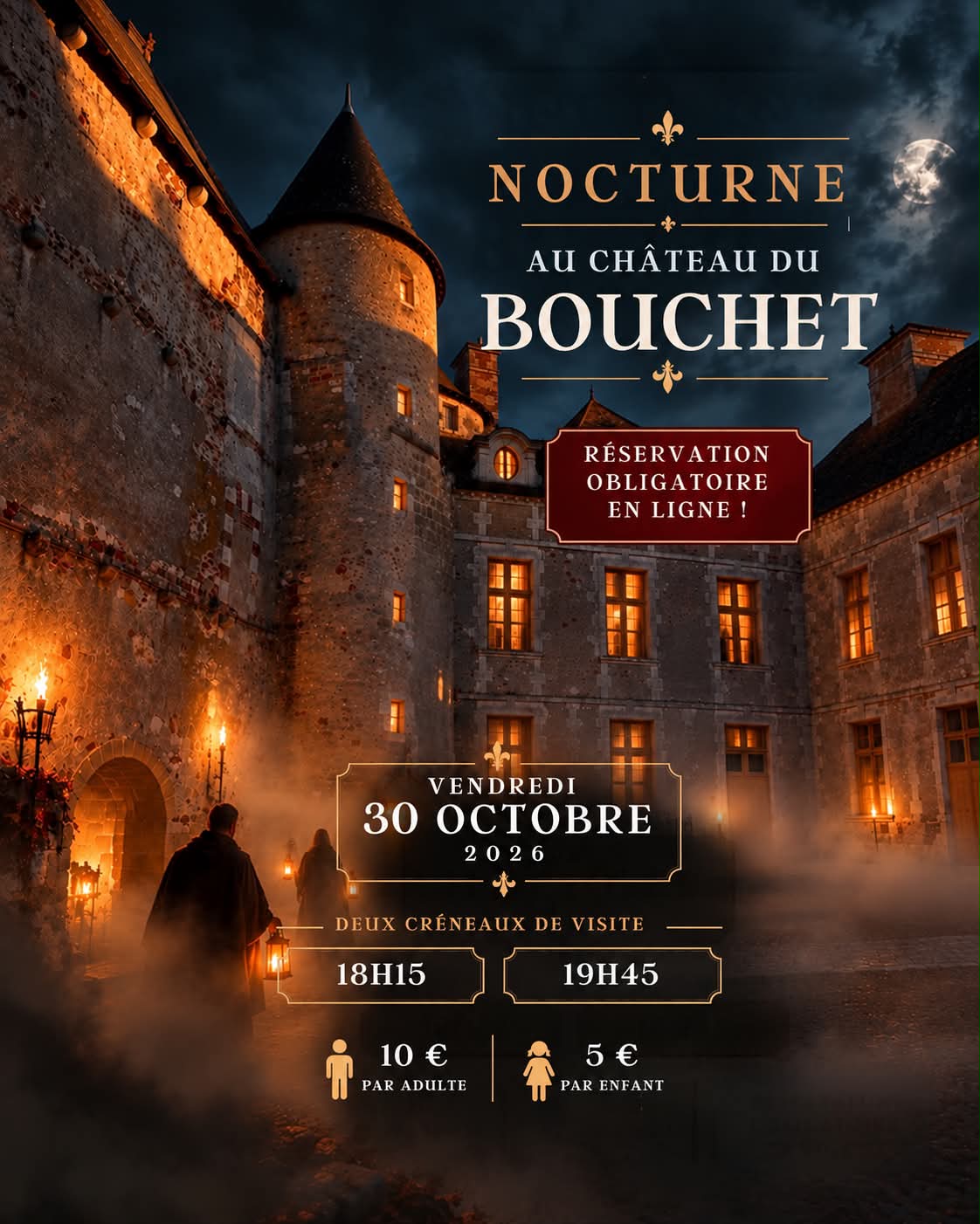 vendredi 30 halloween chateau du bouchet