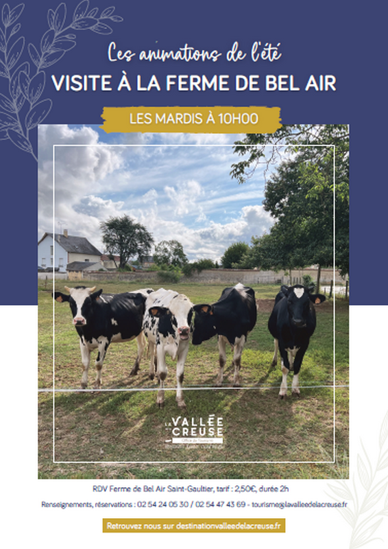 visite ferme de bel air ©OTVC
